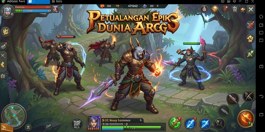 Tangkapan layar gameplay ADG62 yang menegangkan dan penuh aksi.