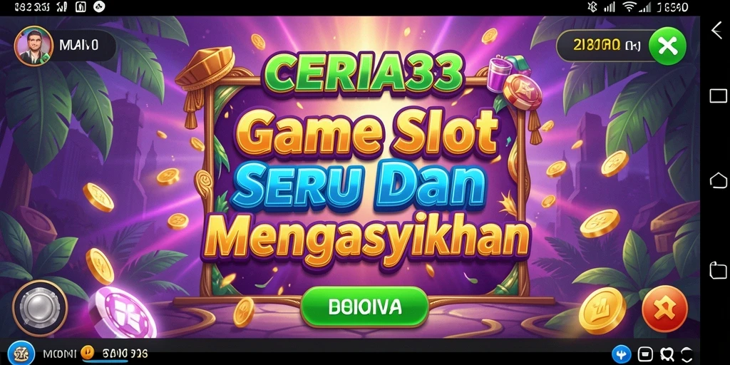 Screenshot gameplay CERIA33 menampilkan keseruan bermain Slot.