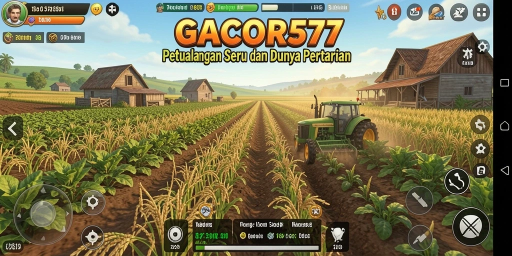 Tampilan gameplay GACOR577 yang menarik dalam dunia pertanian.