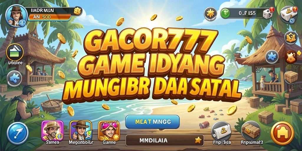 Tampilan utama gameplay GACOR777 yang menampilkan karakter beraksi.