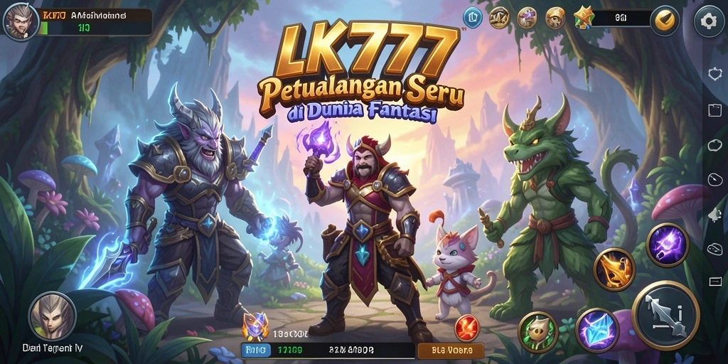 Tampilan gameplay LK777 yang menampilkan petualangan seru.