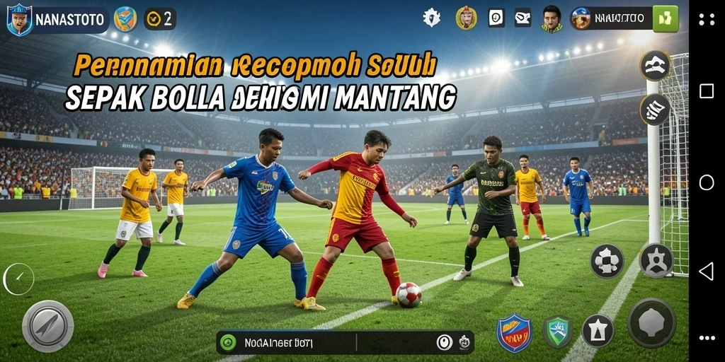 Tampilan gameplay NANASTOTO yang mendebarkan saat aksi di lapangan.