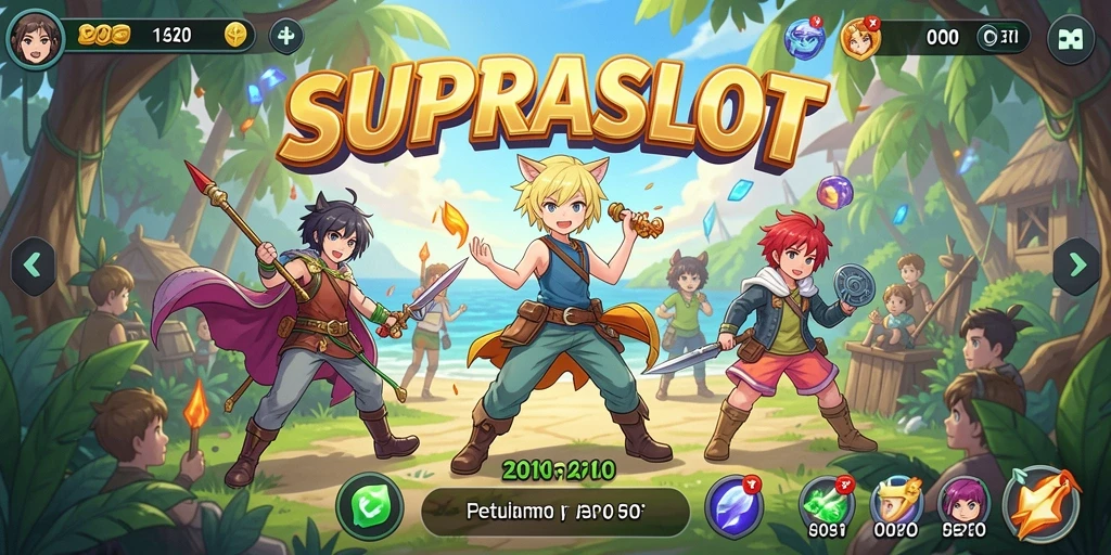 Screenshot menunjukkan karakter anime dalam aksi mendebarkan.
